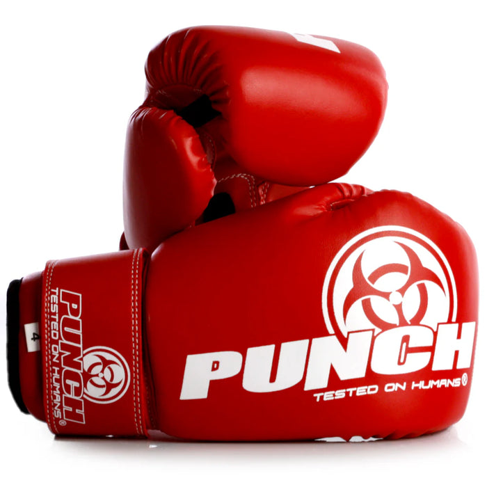 Punch Kids/Junior Urban Boxing Gloves Red 4oz