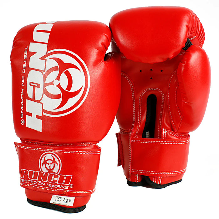 Punch Kids/Junior Urban Boxing Gloves Red 4oz